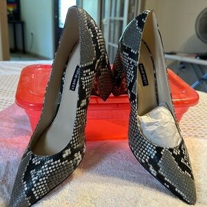 Nine West  3 inch stack heel